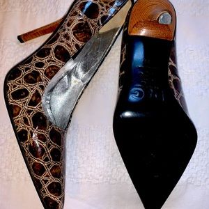 Dolce & Gabbana crocodile heels